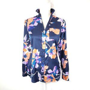 The Limited Floral Button Down Top, XS-S
